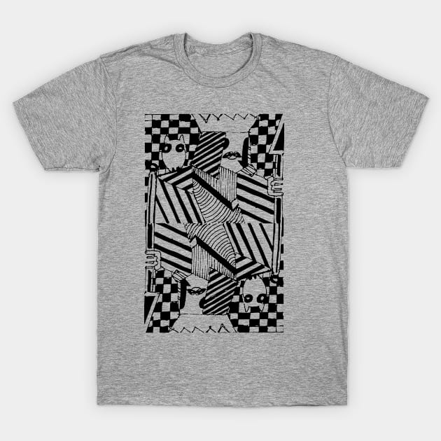 tke king doodle T-Shirt by Pradeep Chauhan